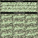 Custom Dollar Performance T-Shirt with Personalized Name & Number in Green White-Neon Green 3D Pattern Design Personalized