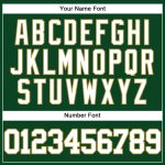 Personalized Green White Old Gold Authentic Throwback Baseball Jersey for Men Personalized Green White-Old Gold Mesh Authentic