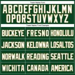 Personalized Green White Old Gold Authentic Throwback Baseball Jersey for Men Personalized Green White-Old Gold Mesh Authentic