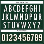 Custom Name and Number Personalized Green White Old Gold Football Jersey - Authentic Throwback Mesh Team Jersey Personalized