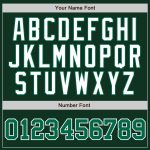 Custom Kelly Green White Pinstripe Baseball Jersey with Personalized Name and Number - Authentic Team Gear Personalized Green