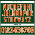 Custom Name and Number Personalized Green White Pinstripe Baseball Jersey - Authentic Design Personalized Green White Pinstripe