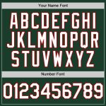Personalized Authentic Green White Red Sleeveless Baseball Jersey Personalized Green White-Red Authentic Sleeveless Baseball