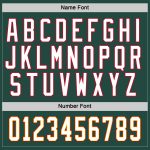 Custom Name and Number Personalized Hockey Jersey in Green White Red - Team Jersey Personalized Green White-Red Hockey Jersey