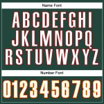 Custom Authentic Football Jersey with Personalized Name and Number - Green White-Red Mesh Team Design Personalized Green