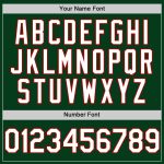 Custom Throwback Baseball Jersey - Personalized Green White-Red Mesh with Name & Number Personalized Green White-Red Mesh