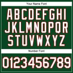 Custom Team Name Number Green White Red Performance Golf Polo Shirt Personalized Green White-Red Performance Vapor Golf Polo