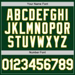 Custom Name Number Authentic Throwback Baseball Jersey - Personalized Green White Yellow Mesh Team Jersey Personalized Green