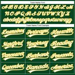 Custom Name and Number Personalized Vapor Golf Polo Shirt - Green White Yellow Performance Apparel Personalized Green White-Yellow