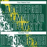 Custom Soccer Jersey with Personalized Name and Number in Green Yellow-White Sublimation Design Personalized Green Yellow-White