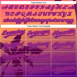 Custom Name & Number Baseball Jersey with 3D Hot Pink Purple Hawaii Palm Tree Design - Personalized Team Apparel Personalized
