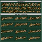 Custom Name Number Basketball Jersey - Personalized Hunter Green Black Gold Team Authentic Throwback Personalized Hunter