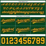 Custom Name Number Authentic Throwback Basketball Shorts - Hunter Green Gold Black Personalized Hunter Green Gold-Black Authentic
