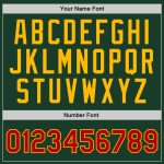 Custom Name Number Authentic Throwback Basketball Jersey Hunter Green Red-Gold - Personalized Team Jersey Personalized Hunter