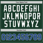 Custom Hunter Green Basketball Jersey - Authentic Throwback with Royal-White Team Name and Number Personalized Hunter Green