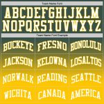 Custom Team Basketball Jersey with Personalized Name and Number - Hunter Green White-Gold Authentic Fade Design Personalized
