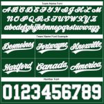 Custom Basketball Shorts with Team Name & Number - Hunter Green White Gray Authentic Personalized Hunter Green White-Gray