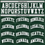 Custom Name and Number Basketball Jersey - Personalized Hunter Green White-Gray Authentic Throwback Style Personalized Hunter
