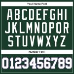 Custom Name and Number Basketball Jersey - Authentic Throwback in Hunter Green White Gray Purple Personalized Hunter Green