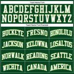 Custom Authentic Throwback Basketball Jersey - Personalized Hunter Green & Neon Green with Name and Number Personalized Hunter