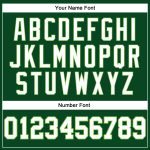 Custom Authentic Throwback Basketball Jersey - Personalized Hunter Green & Neon Green with Name and Number Personalized Hunter