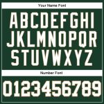 Custom Name Number Authentic Basketball Jersey - Hunter Green White Old Gold Throwback Design Personalized Hunter Green White-Old