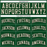 Custom Hunter Green Pinstripe Basketball Jersey with Personalized Name and Number - Authentic Team Gear Personalized Hunter