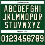 Custom Hunter Green Pinstripe Basketball Jersey with Personalized Name and Number - Authentic Team Gear Personalized Hunter