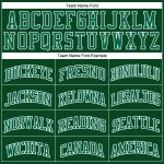 Custom Hunter Green White Pinstripe Basketball Jersey with Name & Number - Authentic Team Apparel Personalized Hunter Green