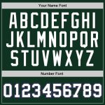 Personalized Hunter Green Basketball Jersey - White-Purple Authentic Throwback Style Personalized Hunter Green White-Purple