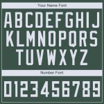 Personalized Hunter Green Basketball Jersey with Round Neck Design Personalized Hunter Green White Round Neck Basketball
