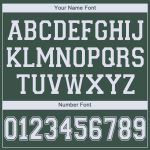 Custom Name and Number Basketball Jersey in Hunter Green and White V-Neck Design Personalized Hunter Green White V-Neck Basketball