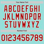 Custom Name and Number Authentic Baseball Jersey - Personalized Ice Blue Red-White Team Jersey Personalized Ice Blue Red-White