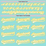 Custom Personalized Ice Blue and White-Yellow Baseball Jersey with Name and Number Personalized Ice Blue White-Yellow Authentic