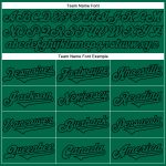 Custom Name and Number Rave Halloween Pumpkin 3D Pattern Kelly Green Baseball Jersey Personalized Kelly Green Black 3D Pattern