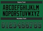 Custom Name & Number Football Jersey - Personalized Kelly Green Black-Gray Mesh Drift Fashion Personalized Kelly Green Black-Gray