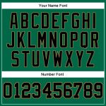 Custom Name & Number Personalized Black-Old Gold Kelly Green Sleeveless Baseball Jersey - Authentic Team Apparel Personalized