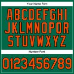 Custom Name and Number Authentic Baseball Jersey - Personalized Kelly Green Black Pinstripe Design Personalized Kelly Green