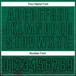 Custom Sublimation Soccer Jersey - Kelly Green and Black Personalized Uniform Personalized Kelly Green Black Sublimation