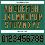 Custom Name and Number Authentic Split Basketball Jersey - Personalized Kelly Green Black-White Fashion Team Jersey Personalized