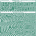 Custom Soccer Uniform Jersey with Personalized Name and Number - Kelly Green Black-White Wavy Lines Personalized Kelly Green