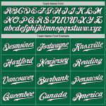 Custom Name Number Baseball Jersey - Authentic Split Design in Kelly Green Black Yellow - Personalized Team Apparel Personalized