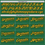 Custom Name Number Black Yellow Kelly Green Mesh Authentic Baseball Jersey - Personalized Throwback Team Apparel Personalized