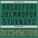 Custom Name and Number Personalized Kelly Green Camo Basketball Jersey - Authentic Throwback Style Personalized Kelly Green