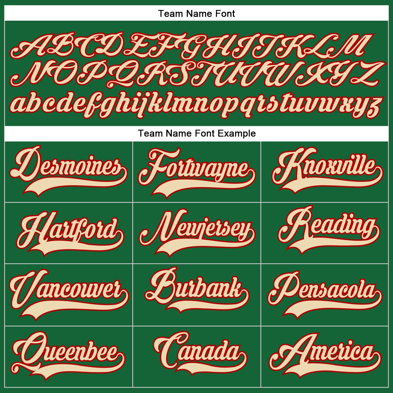 Personalized Kelly Green City Cream-Red Hockey Lace Neck Jersey Team Custom Name and Number Custom Name & Number Hockey Lace Neck Jersey in Kelly Green City Cream-Red Personalized Kelly Green City Cream-Red Hockey - Image 4