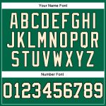 Custom Name and Number Authentic Basketball Jersey - Personalized Kelly Green Cream-Black Throwback Design Personalized Kelly