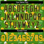 Custom Name & Number St. Patricks Day Baseball Jersey - Personalized Kelly Green Gold-Black 3D Pattern Design Personalized