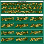 Personalized Kelly Green Gold Black Baseball Jersey - Authentic Custom Jersey Personalized Kelly Green Gold-Black Authentic