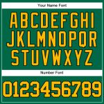 Personalized Kelly Green Gold Black Baseball Jersey - Authentic Custom Jersey Personalized Kelly Green Gold-Black Authentic