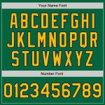 Custom Name Number Kelly Green Gold Navy Varsity Letterman Bomber Jacket Personalized Full-Snap Team Apparel Personalized